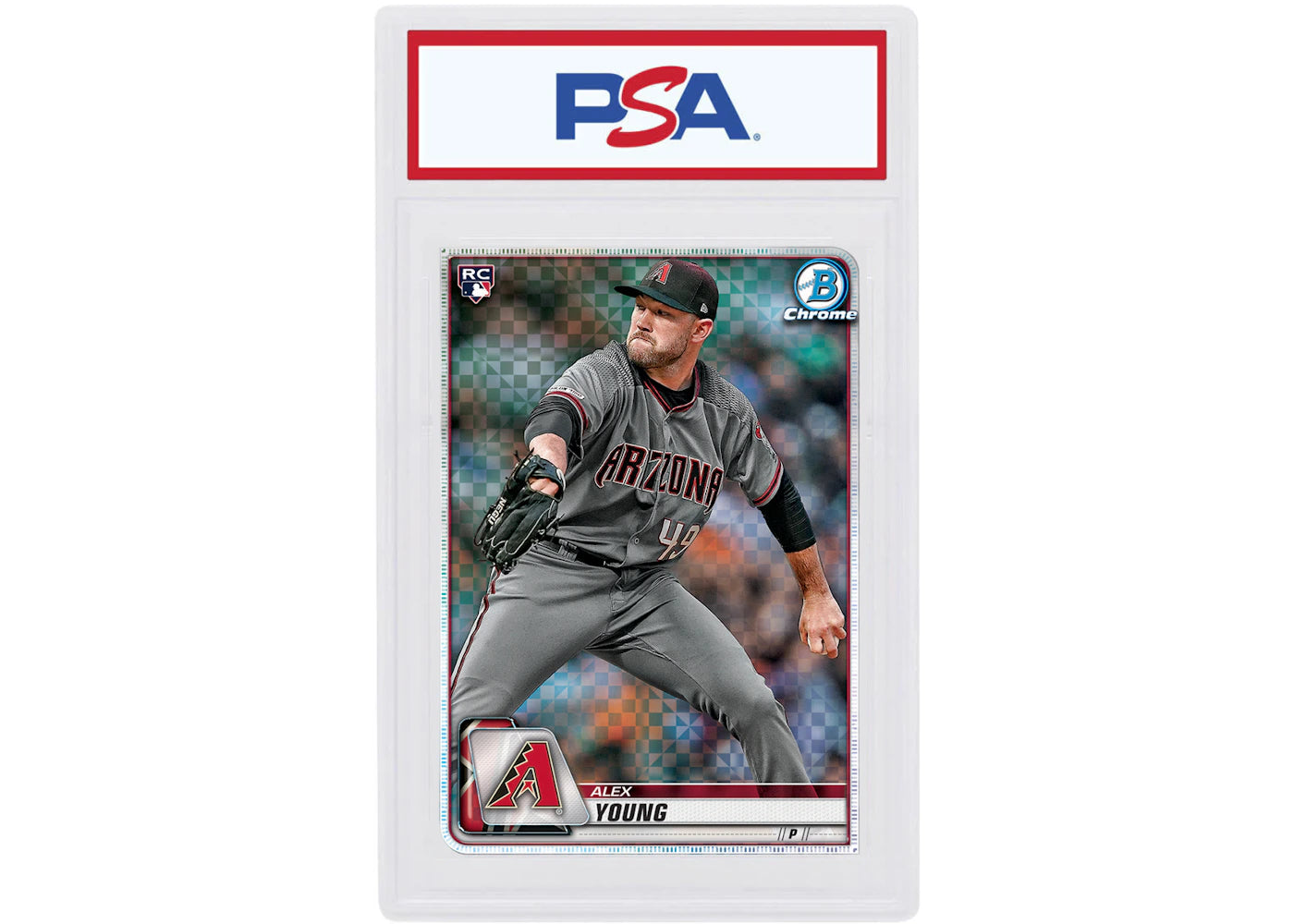 Alex Young 2020 Bowman Chrome X Rookie Red X-Fractor 1/1 #66 (PSA or BGS Graded)