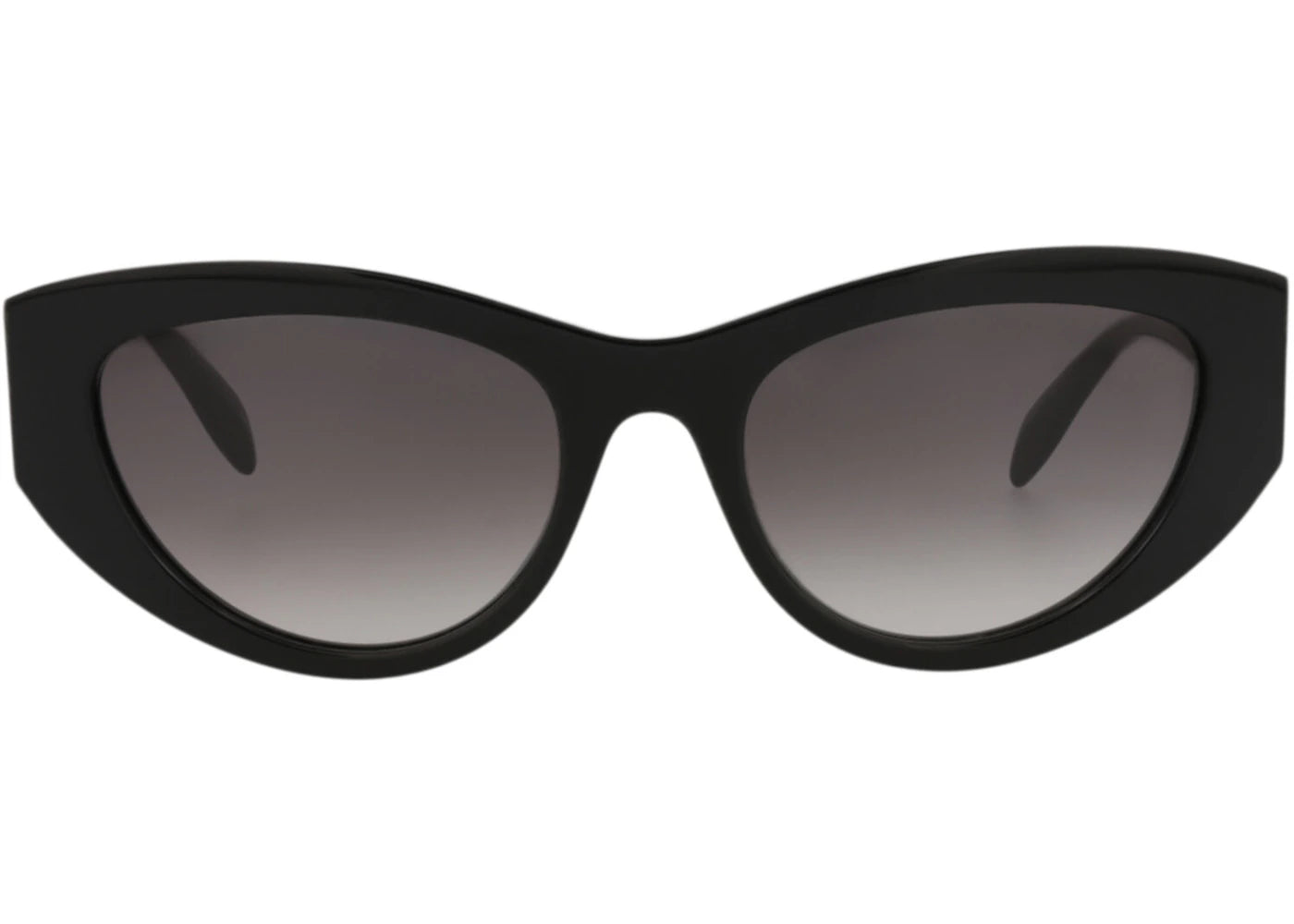 Alexander McQueen Cat Eye-Frame Acetate Sunglasses Black Black Grey (AM0377S-30013626-001)