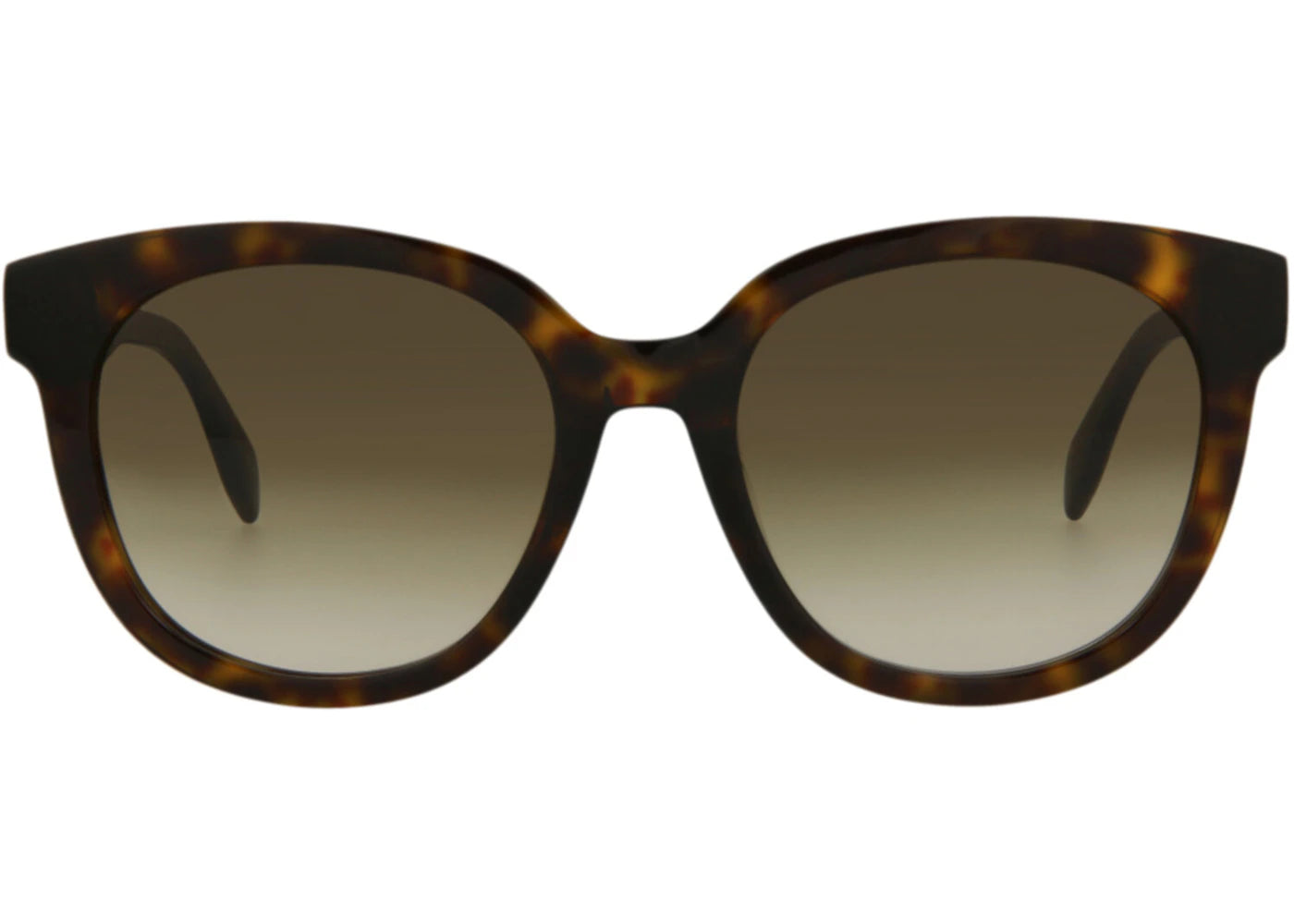 Alexander McQueen Round-Frame Acetate Sunglasses Havana Havana Brown (AM0304SK-30010922-002)