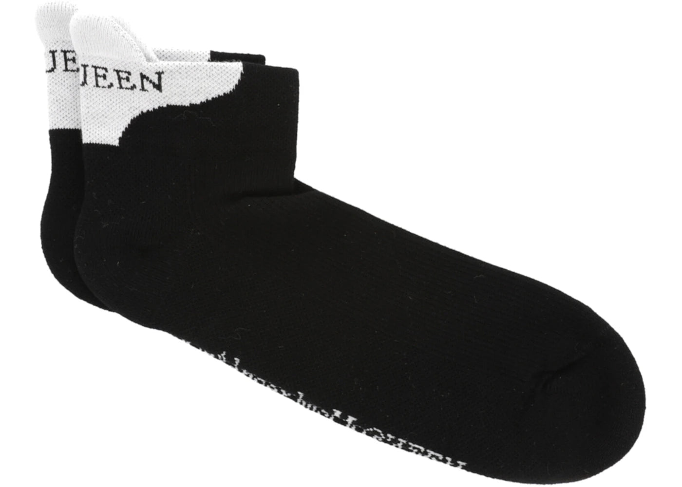 Alexander McQueen Signature Knit Socks Black Ivory