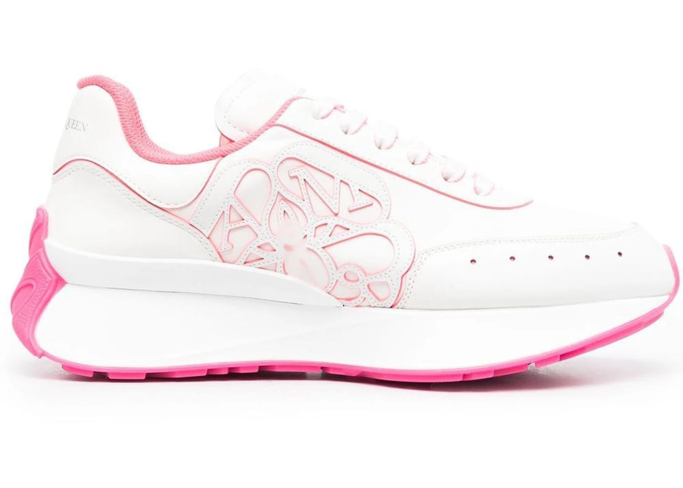 Alexander McQueen Sprint Runner White Fuchsia Pink (Women's)