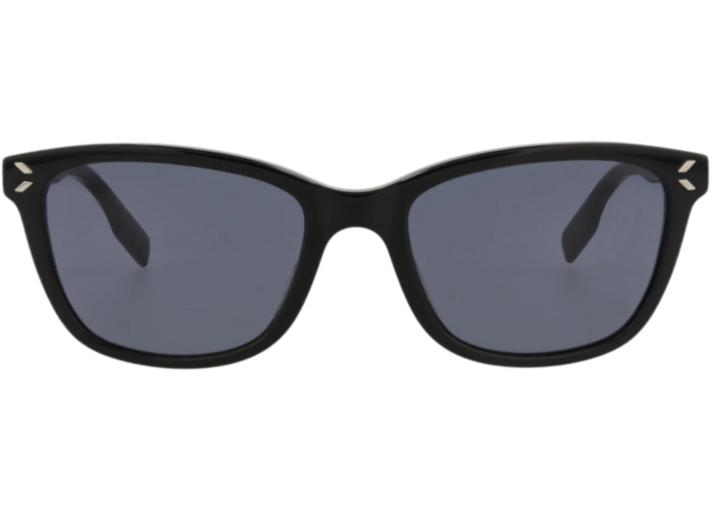 Alexander McQueen Square-Frame Acetate CV Sunglasses Black Black Grey (MQ0380O-30013664-001S)