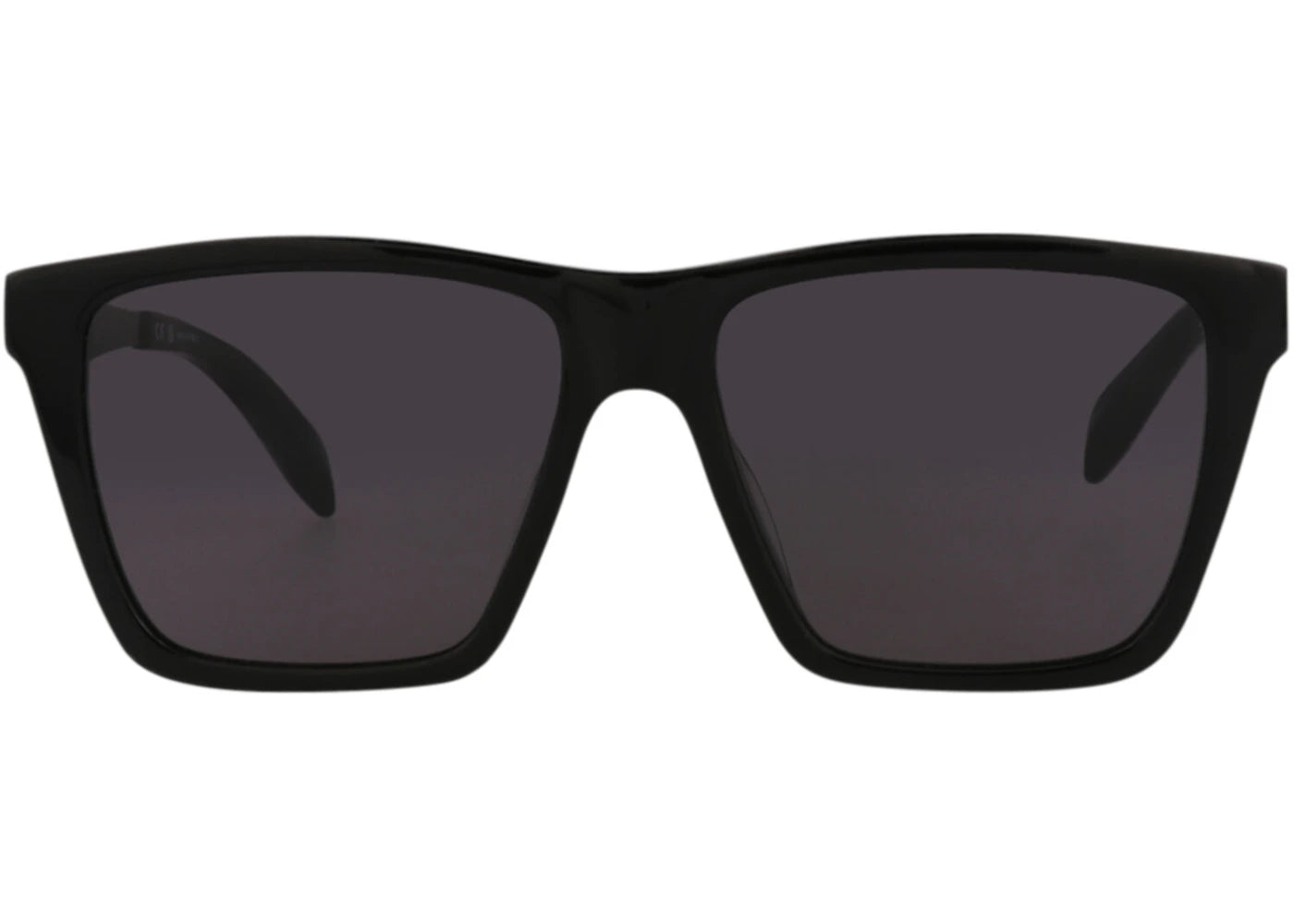 Alexander McQueen Square-Frame Acetate Sunglasses Black Ruthenium Grey (AM0352S-30012332-001)