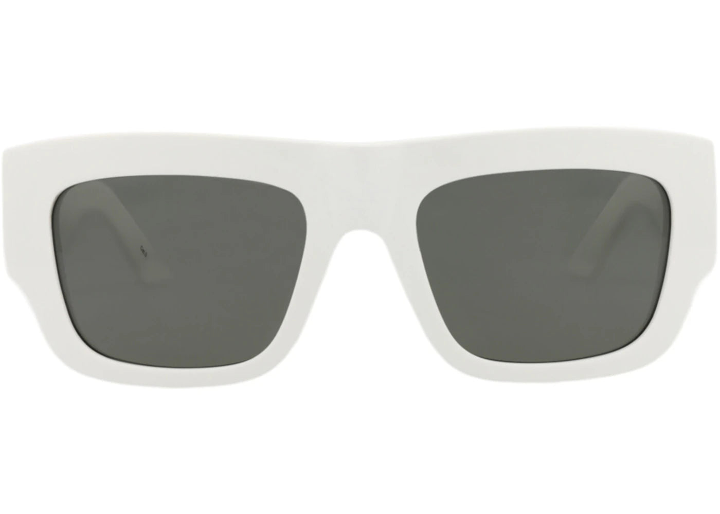 Alexander McQueen Square-Frame Recycled Acetate Sunglasses White White Grey (AM0449S-30015166-004)
