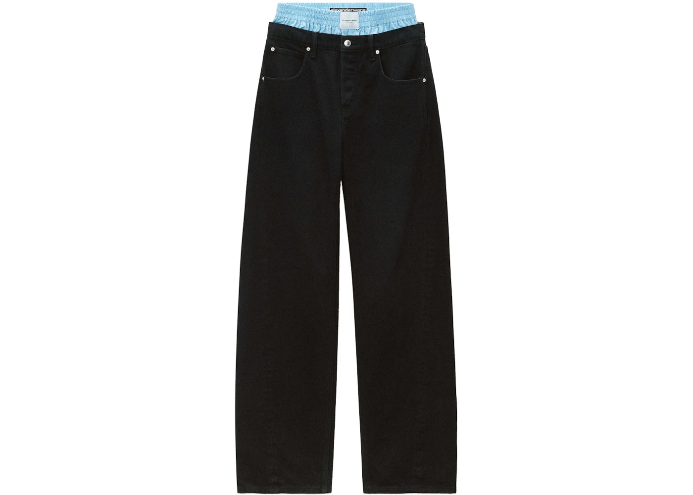 Alexander Wang Balloon Jean Prestyle Boxer Washed Black