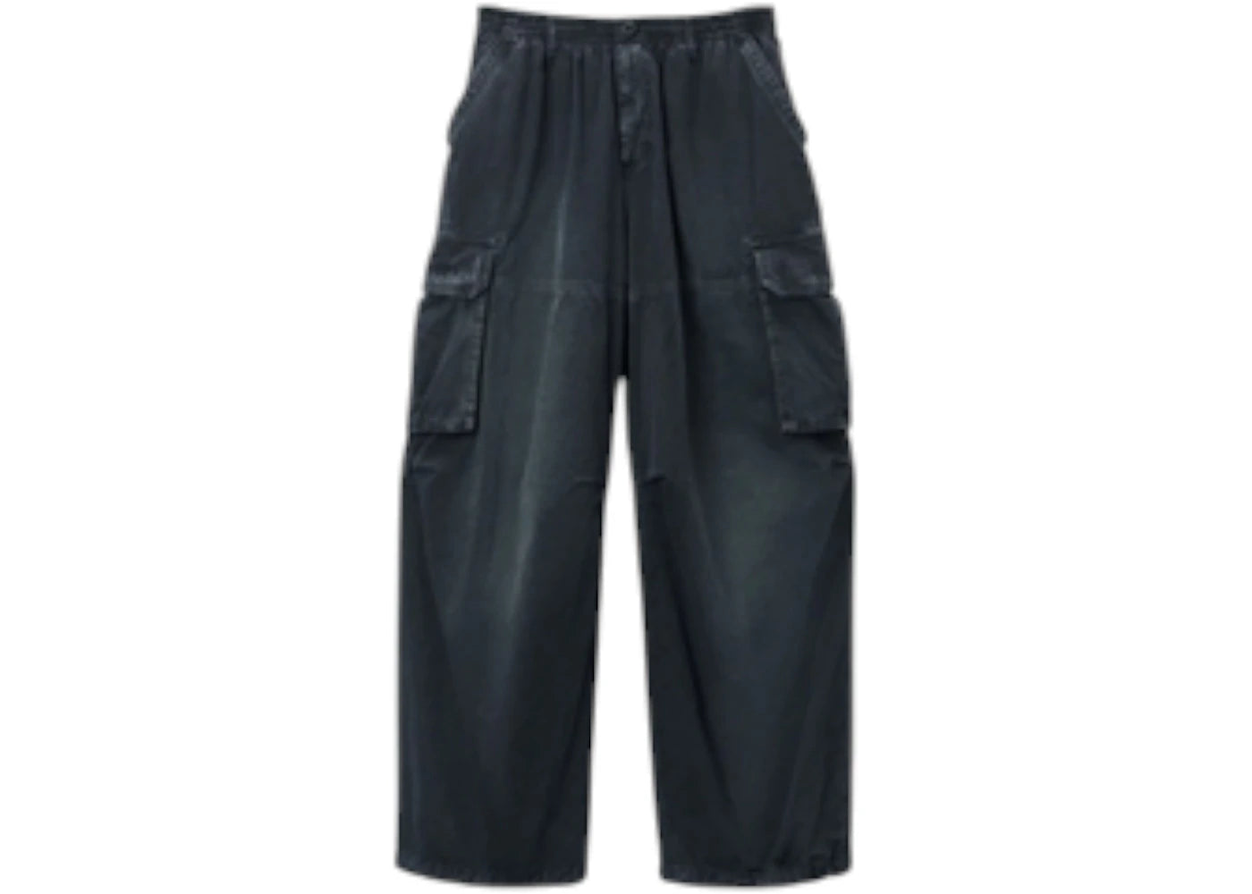 Alexander Wang Turned Down Elastic Cargo Pants Archive Beige