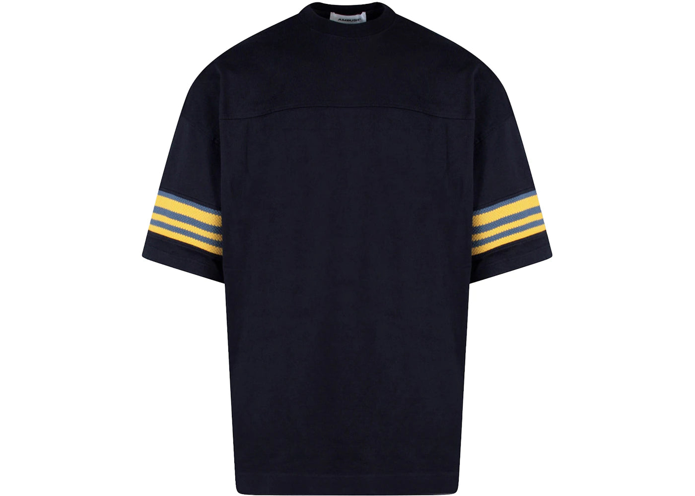 Ambush Back Logo Embroidery Cotton T-Shirt Black