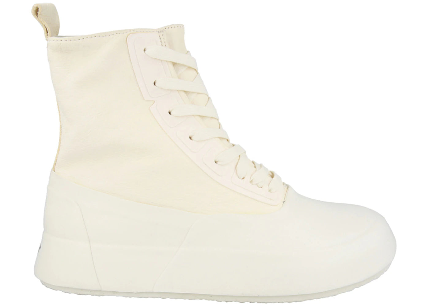 Ambush Mixed Media High-Top Sneakers White