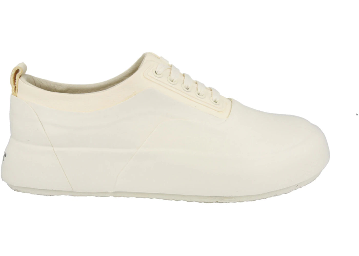 Ambush Mixed Media Low-Top Sneakers White