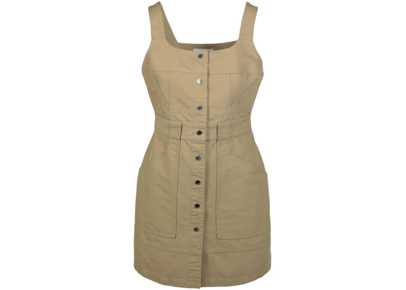 Ambush Workwear Sleeveless Dress Beige