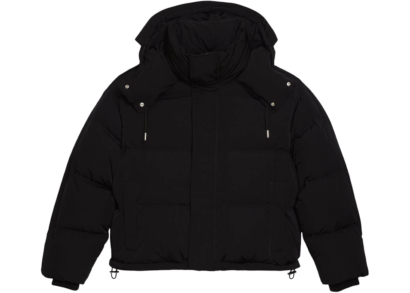Ami Paris Ami de Coeur Patch Down Jacket Black