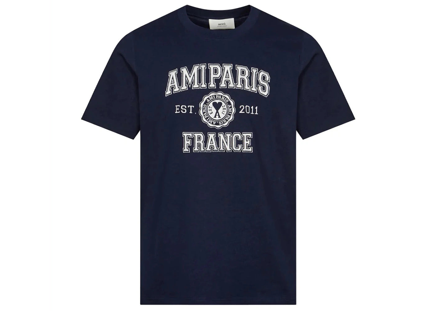 Ami Paris France T-shirt Nautic Blue