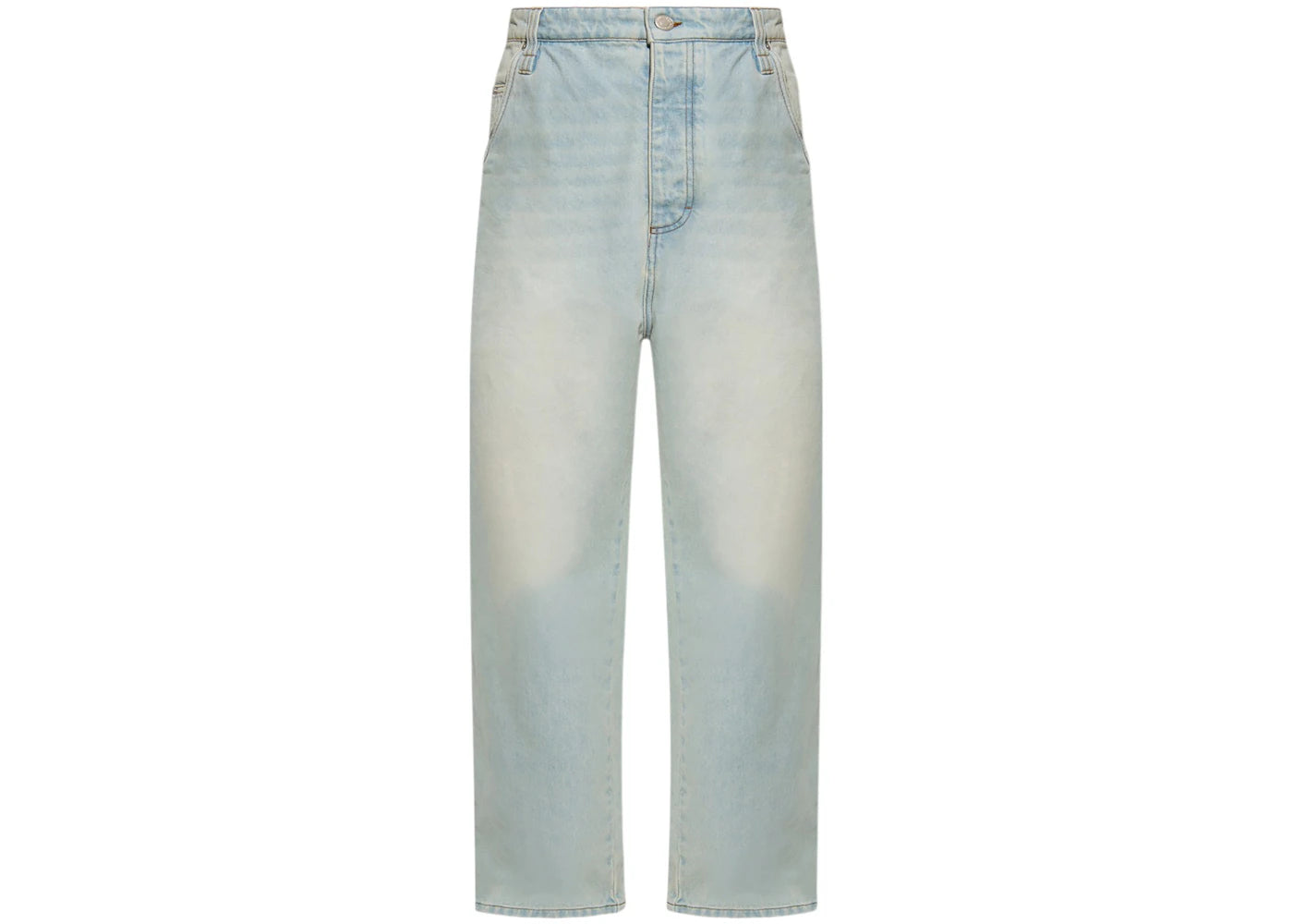 Ami Paris Wide Fit Jeans Blue
