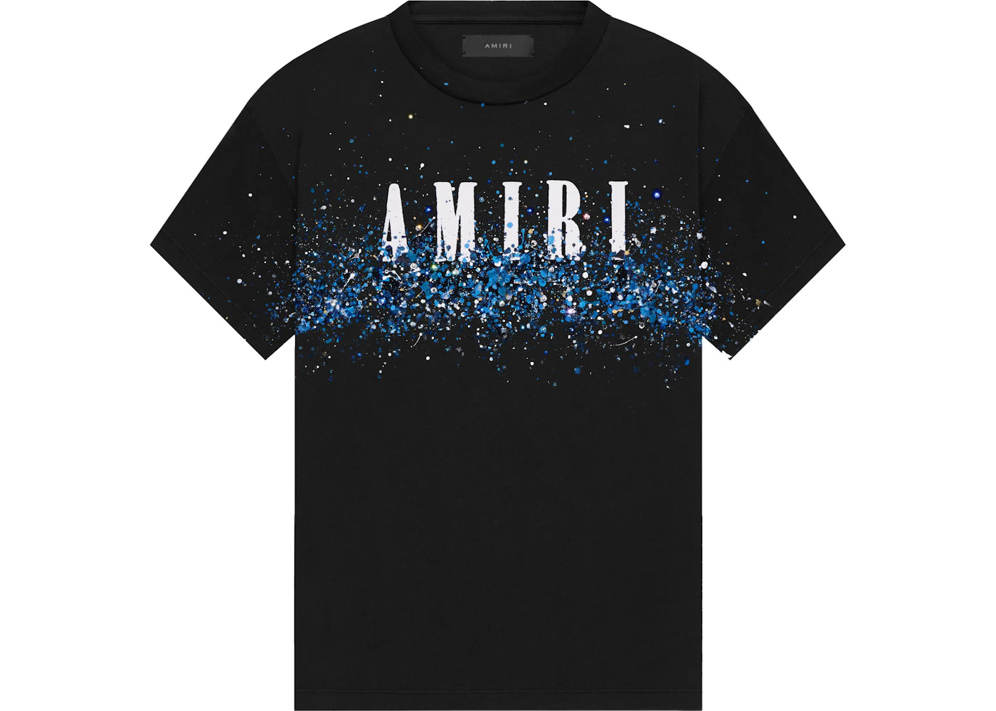 AMIRI Crystal Core Logo Painter Tee Black