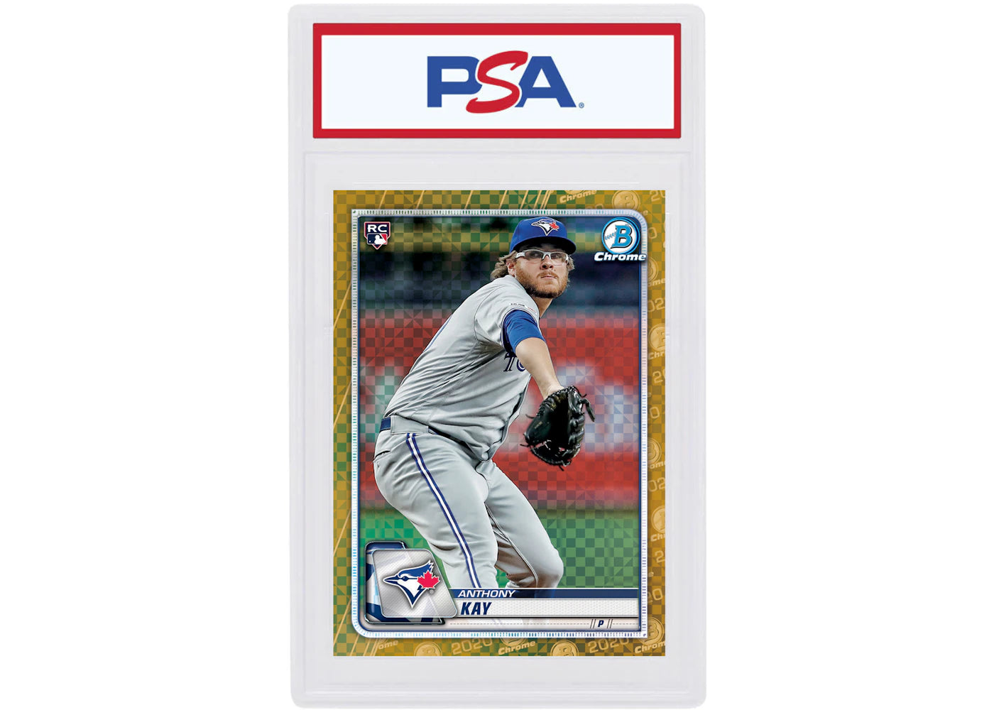 Anthony Kay 2020 Bowman Chrome X Rookie Gold X-Fractor /3 #16 (PSA or BGS Graded)