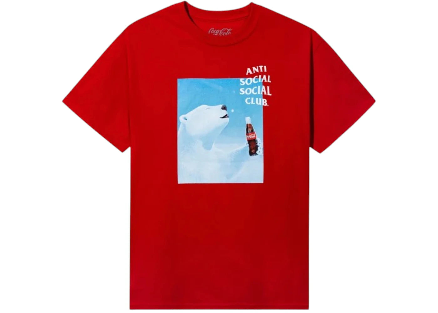 Anti Social Social Club Coca-Cola PB Snowflake Tee Red