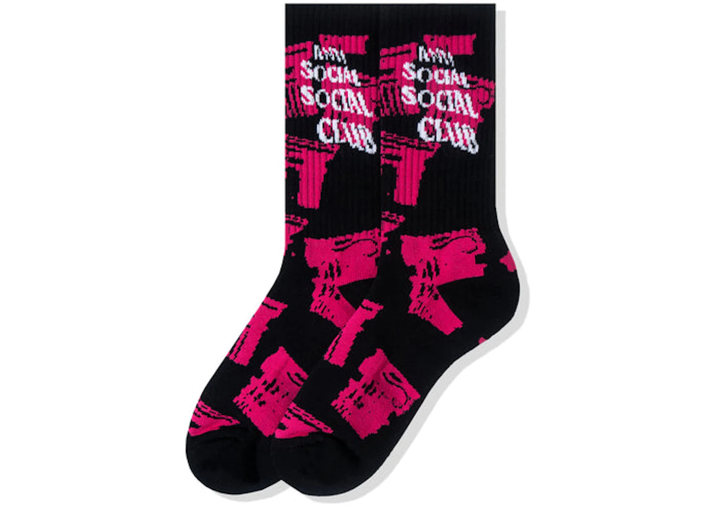 Anti Social Social Club Collapse Socks Black