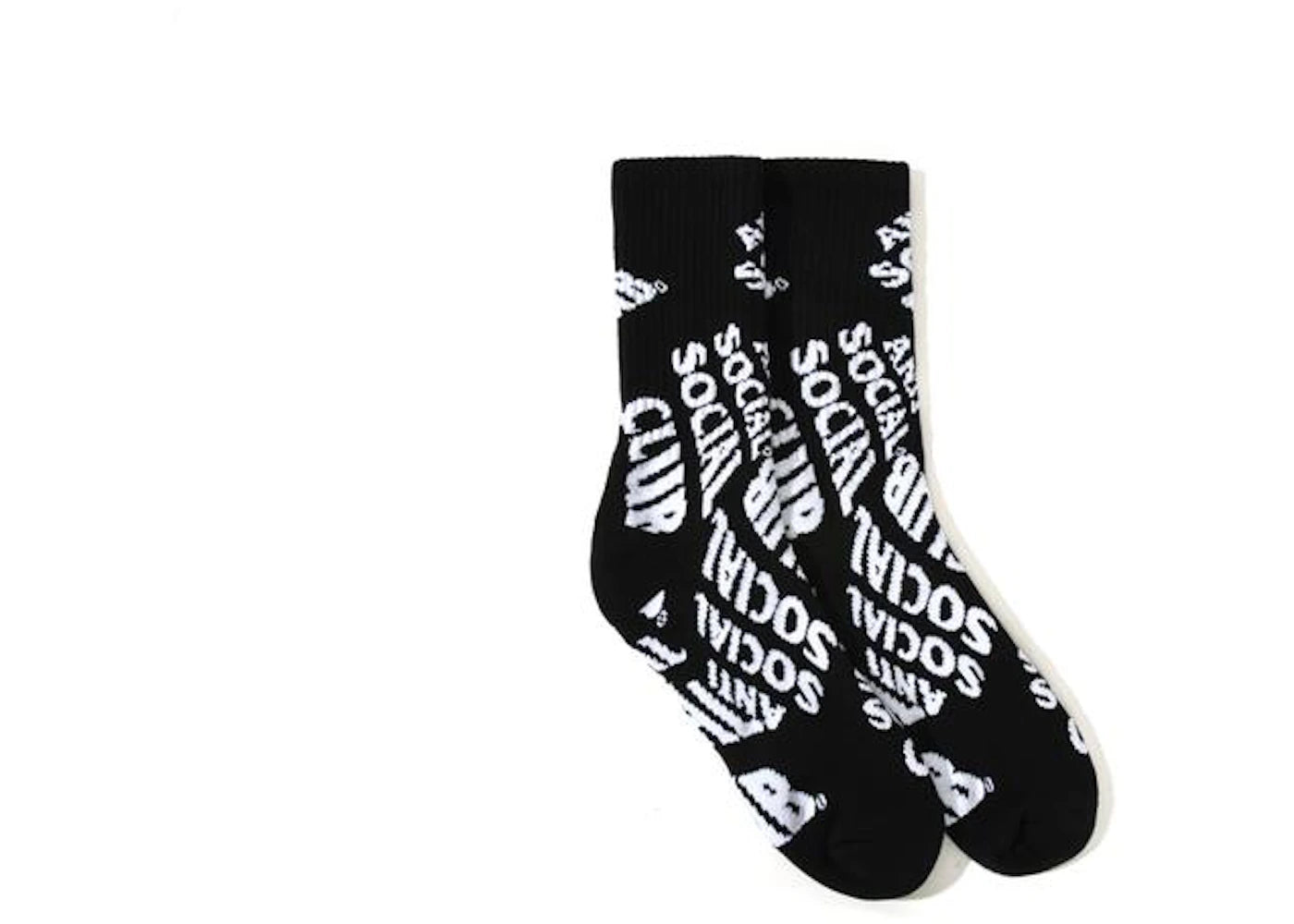 Anti Social Social Club No Drama Socks Black