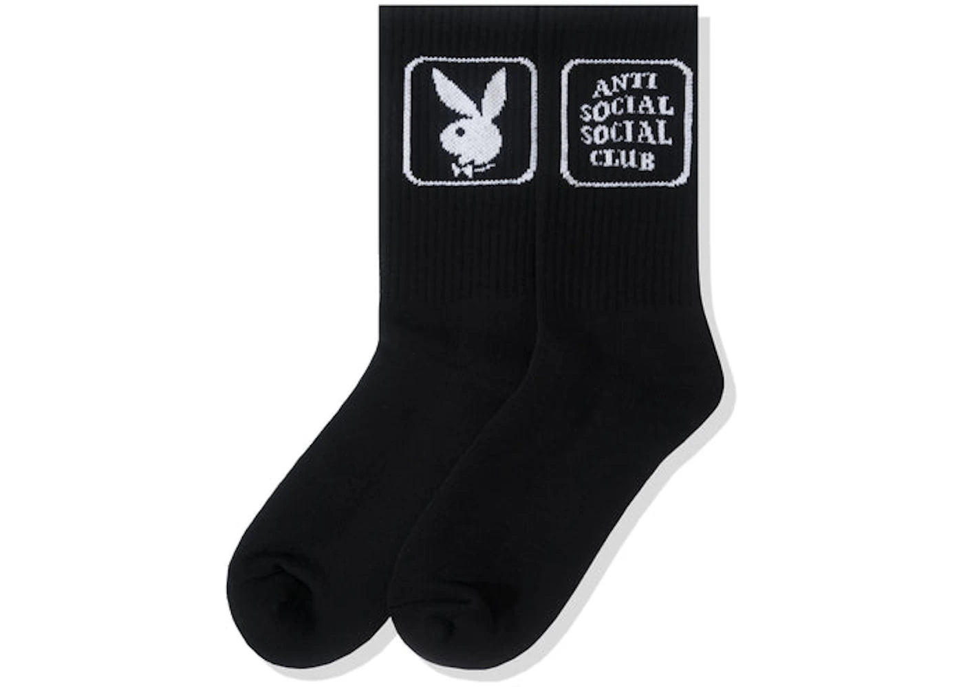Anti Social Social Club Playboy Bunny Socks Black