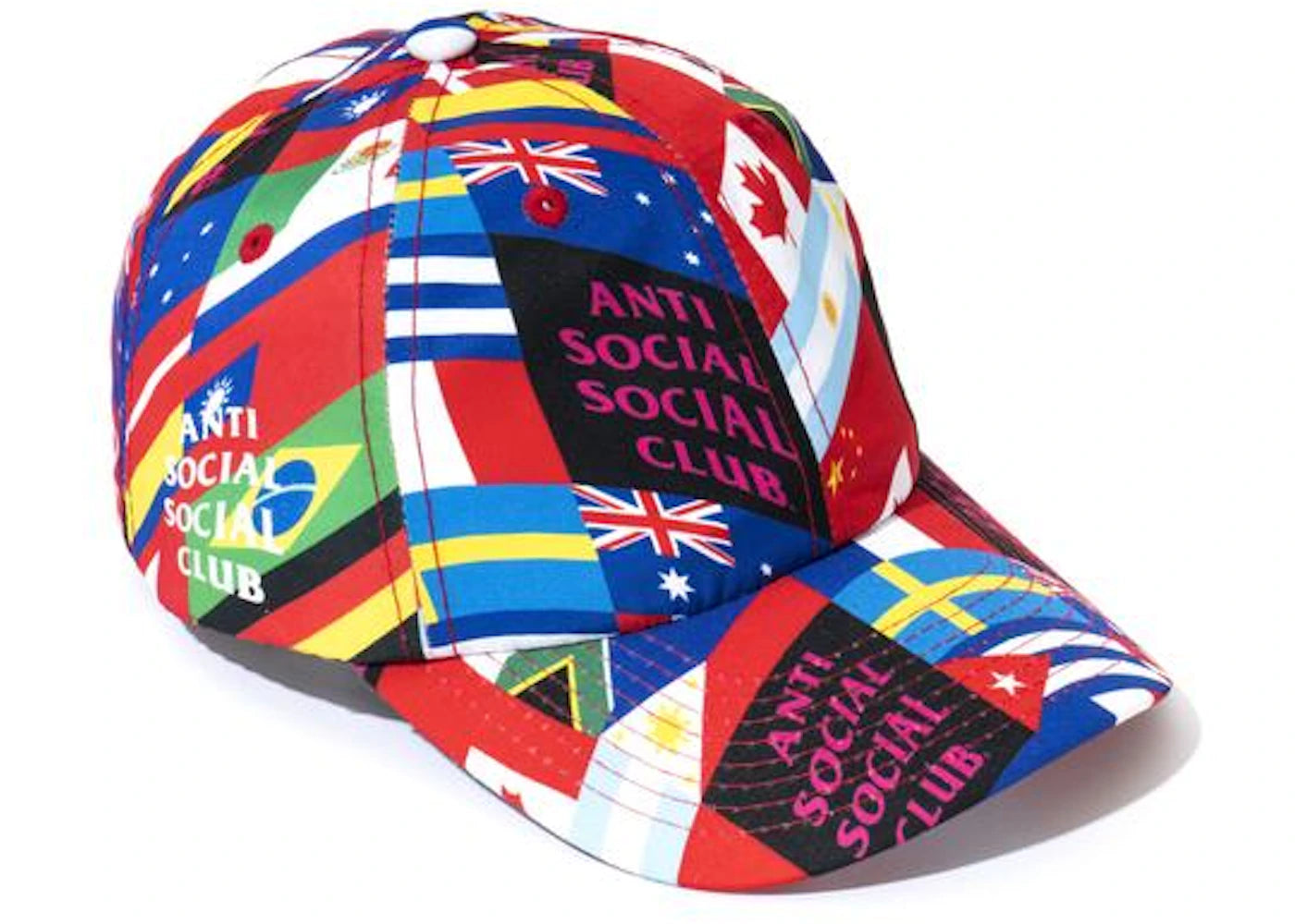 Anti Social Social Club Stamped Cap Multi Color