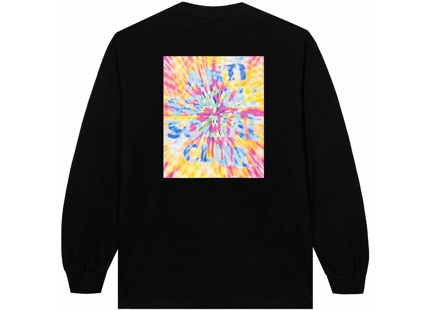 Anti Social Social Club What A Trip No Vacation Longsleeve Tee Black