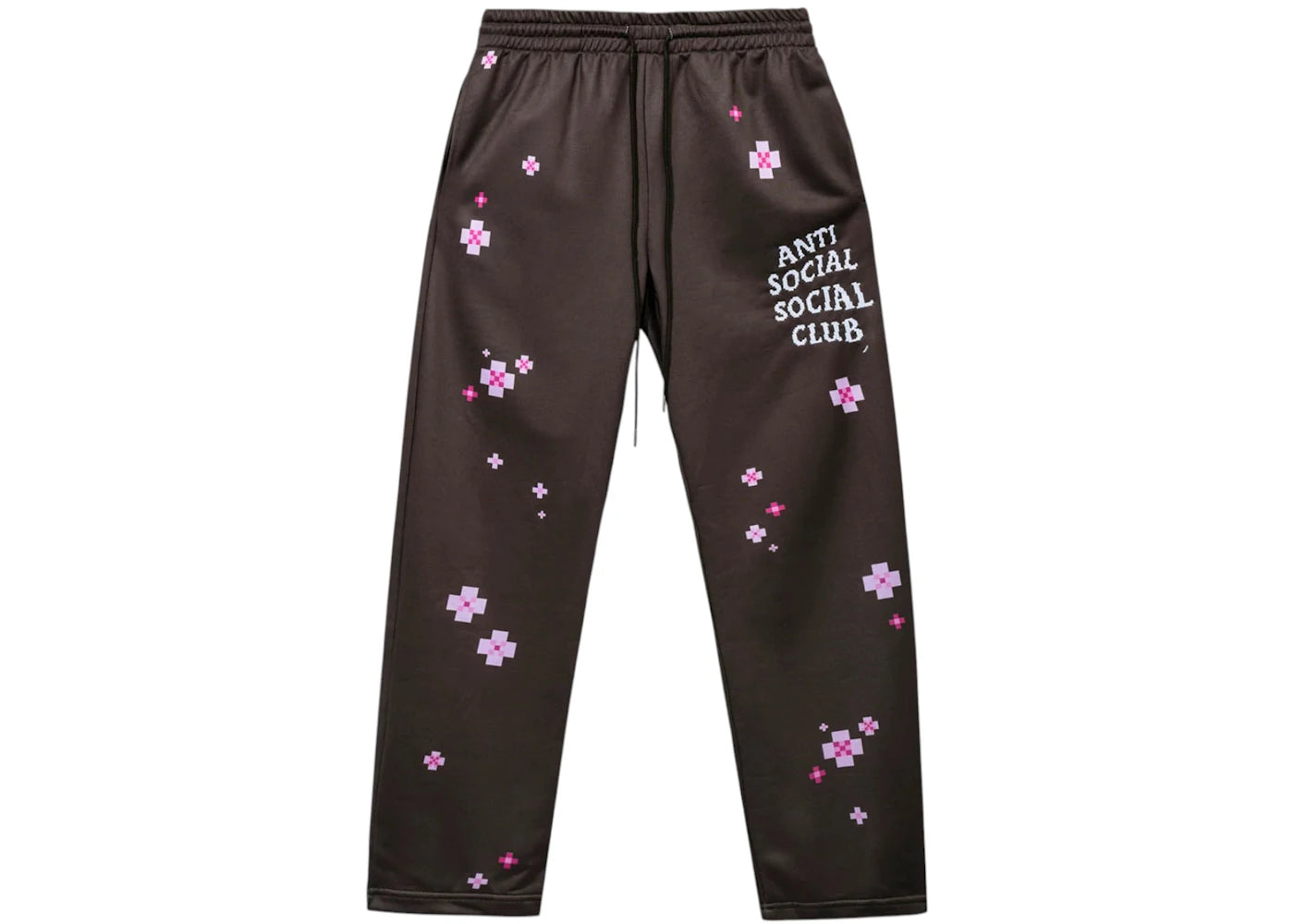 Anti Social Social Club x Minecraft Cherry Blossom Sweatpants Grey
