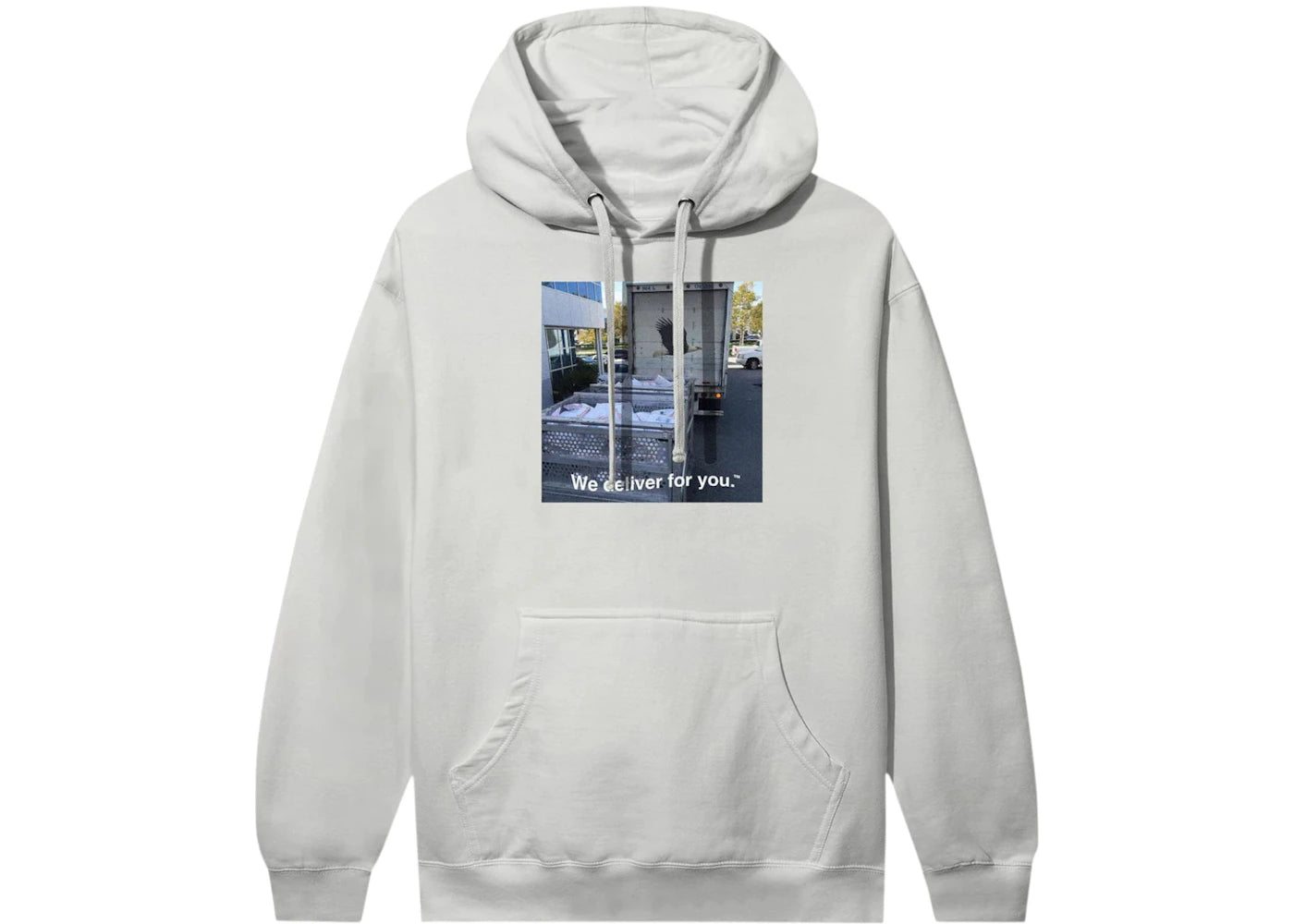 Anti Social Social Club x USPS Delivery Hoodie Smoke