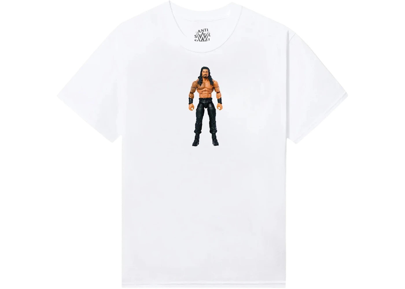 Anti Social Social Club x WWE Roman Reigns Tee White