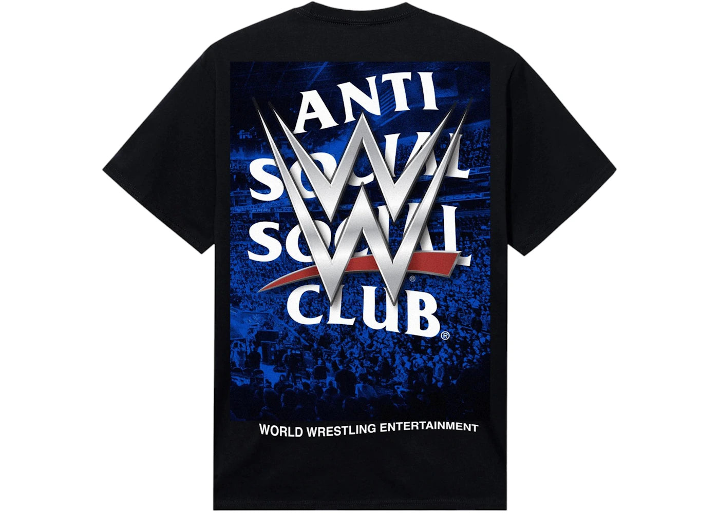 Anti Social Social Club x WWE Venue Tee Black