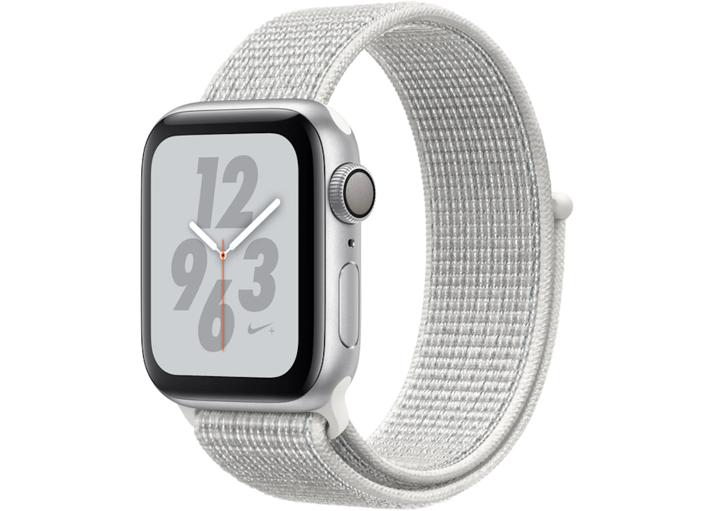 Apple Watch Nike+ Series 4 GPS + Cellular 40mm Silver Aluminum Case with Summit White A1975