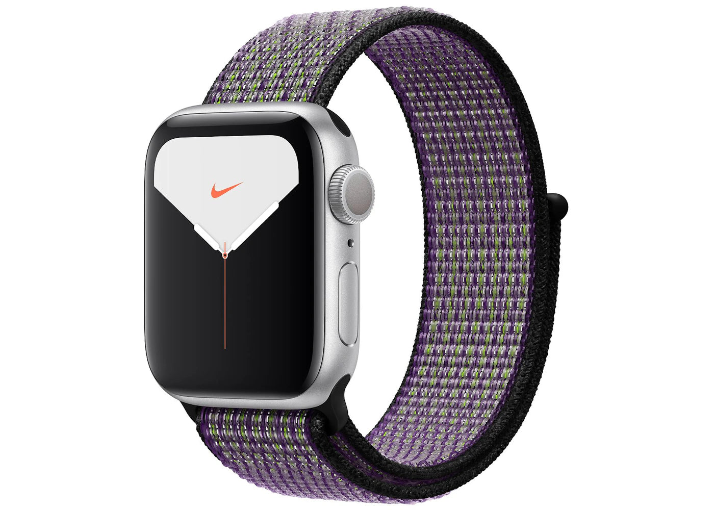 Apple Watch Nike Series 5 GPS 40mm Silver Aluminum with Desert Sand Volt Loop A2092