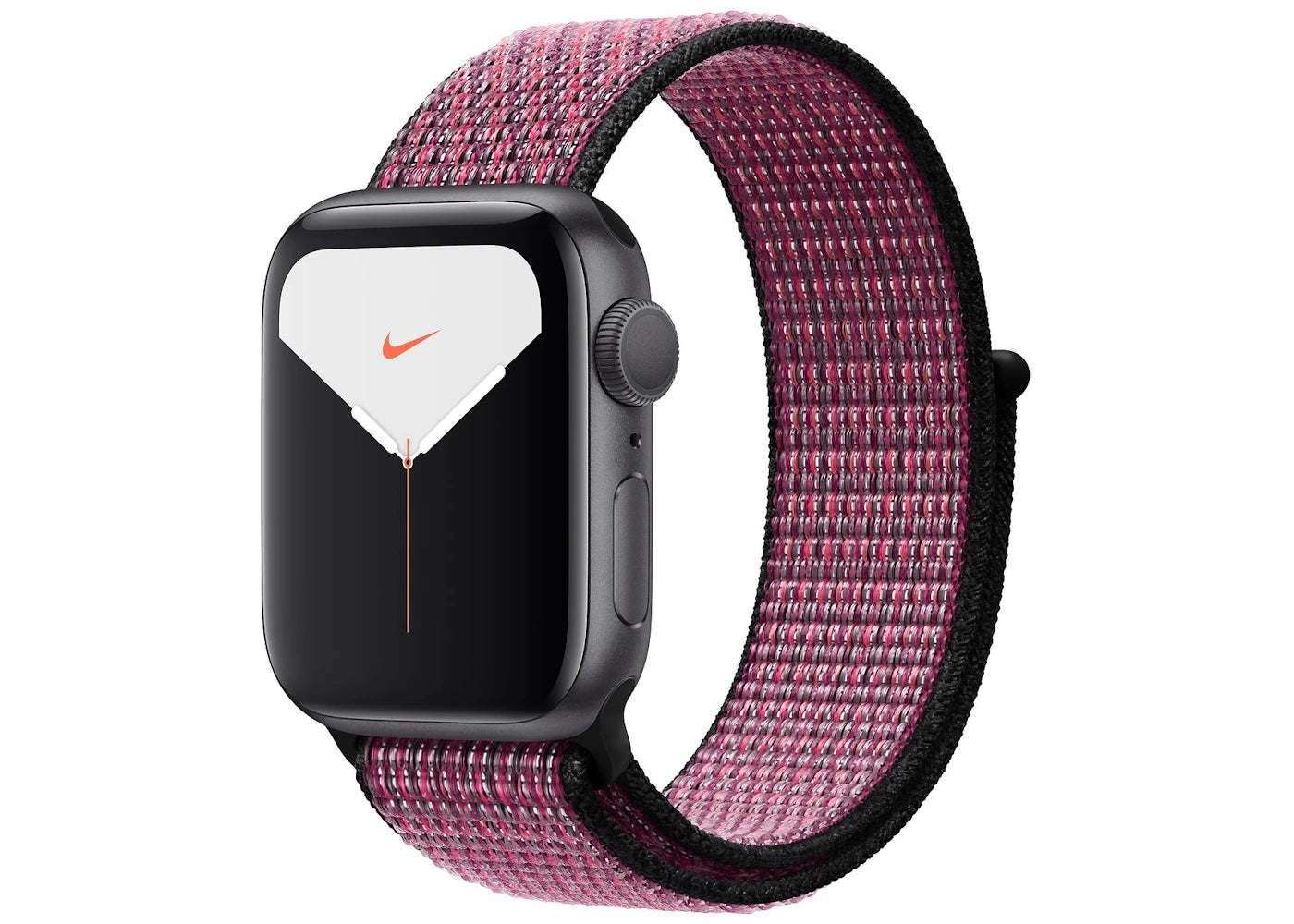 Apple Watch Nike Series 5 GPS 40mm Space Gray Aluminum with Pink Blast True Berry Loop A2092