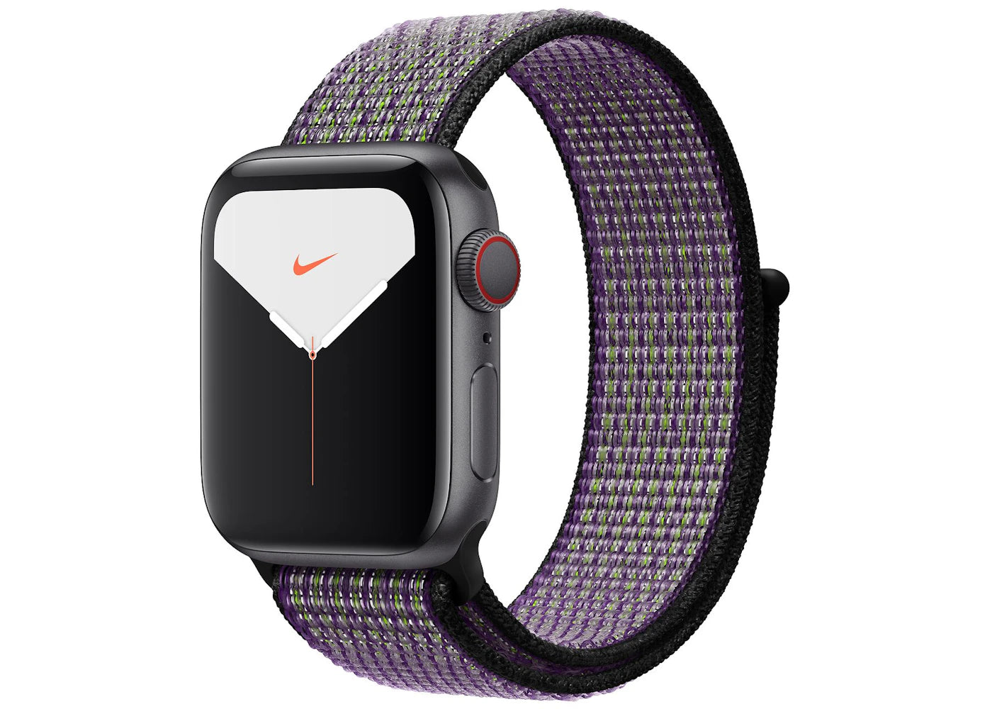 Apple Watch Nike Series 5 GPS + Cellular 40mm Space Gray Aluminum with Desert Sand Volt Loop A2094