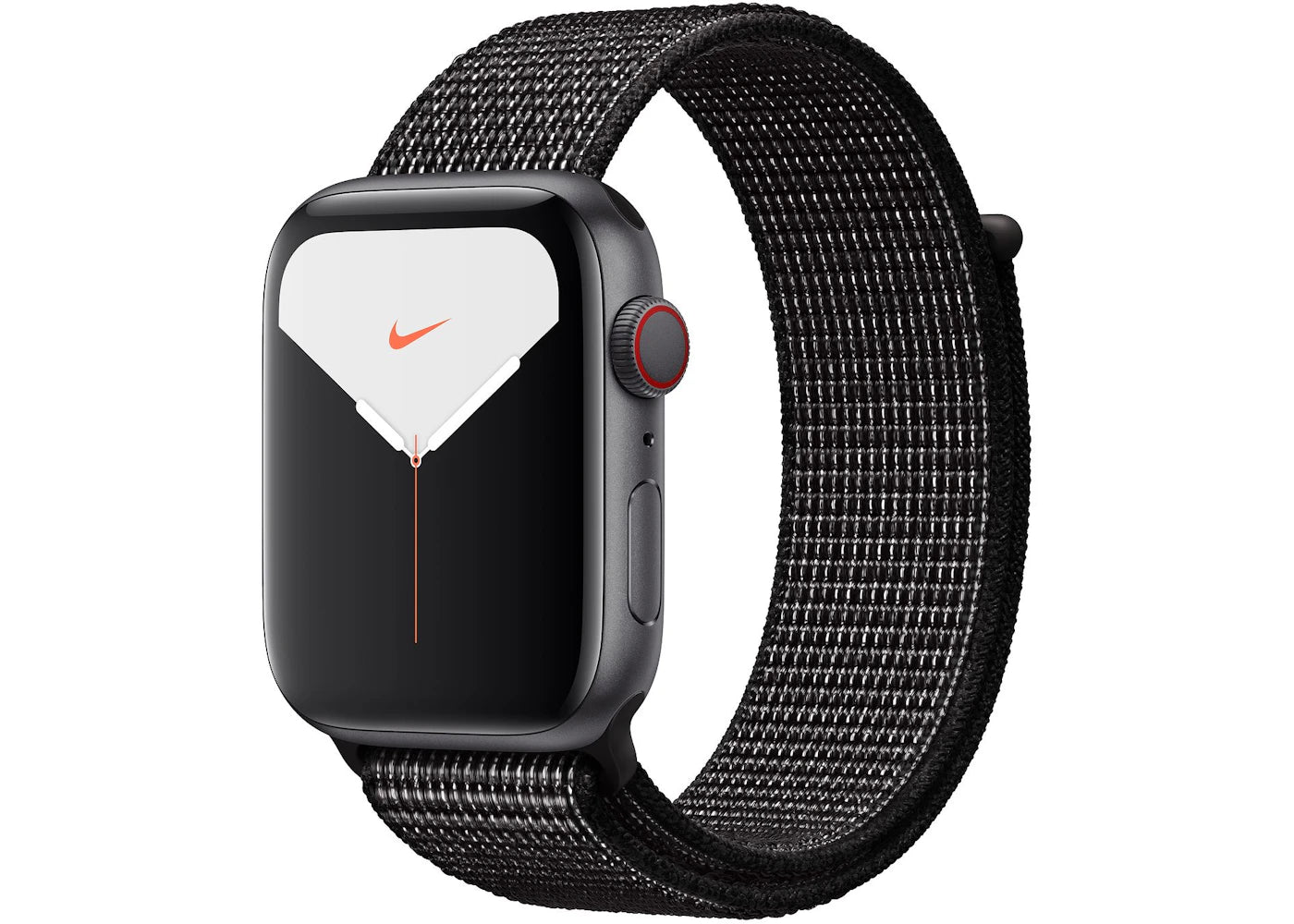 Apple Watch Nike Series 5 GPS + Cellular 44mm Space Gray Aluminum with Black Loop A2095