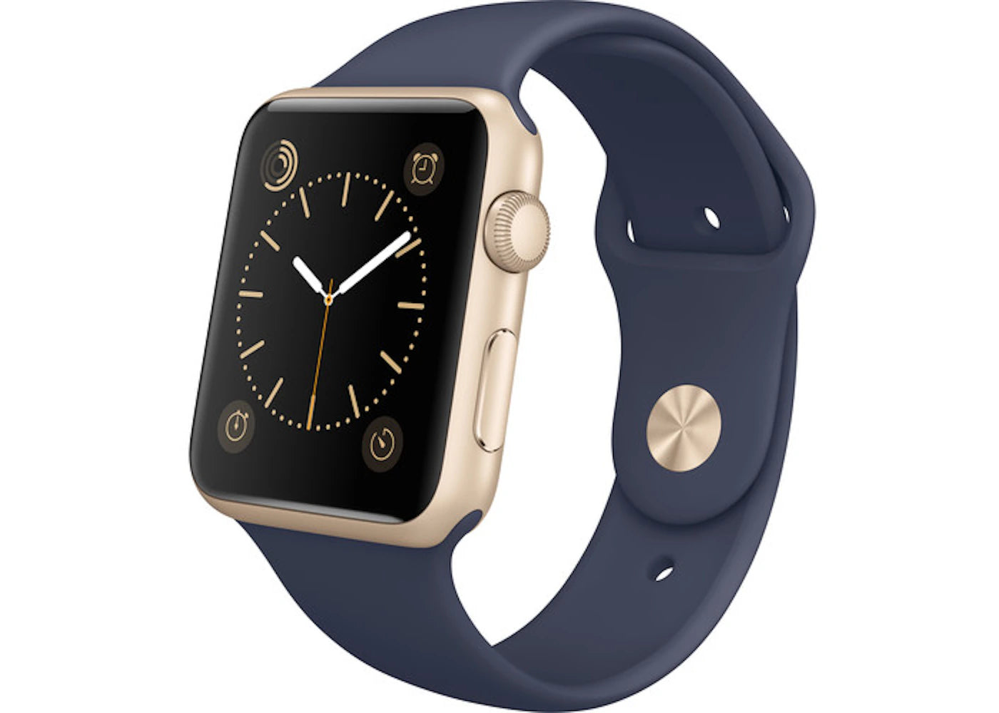 Apple Watch Series 1 Sport 42mm Gold Aluminum with Midnight Blue Sport Band A1554
