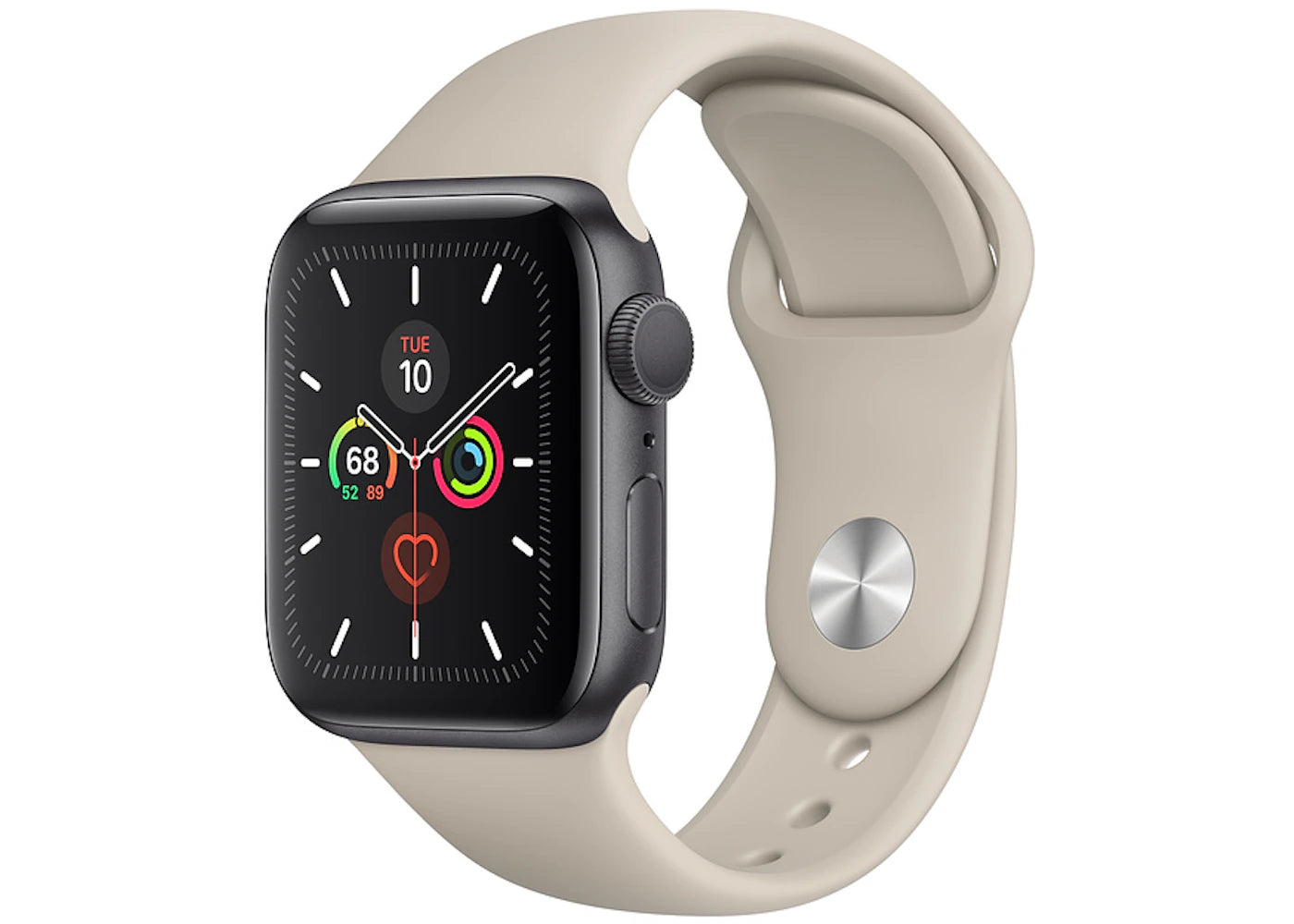Apple Watch Series 5 GPS 40mm Space Gray Aluminum with Stone Sport Band A2092