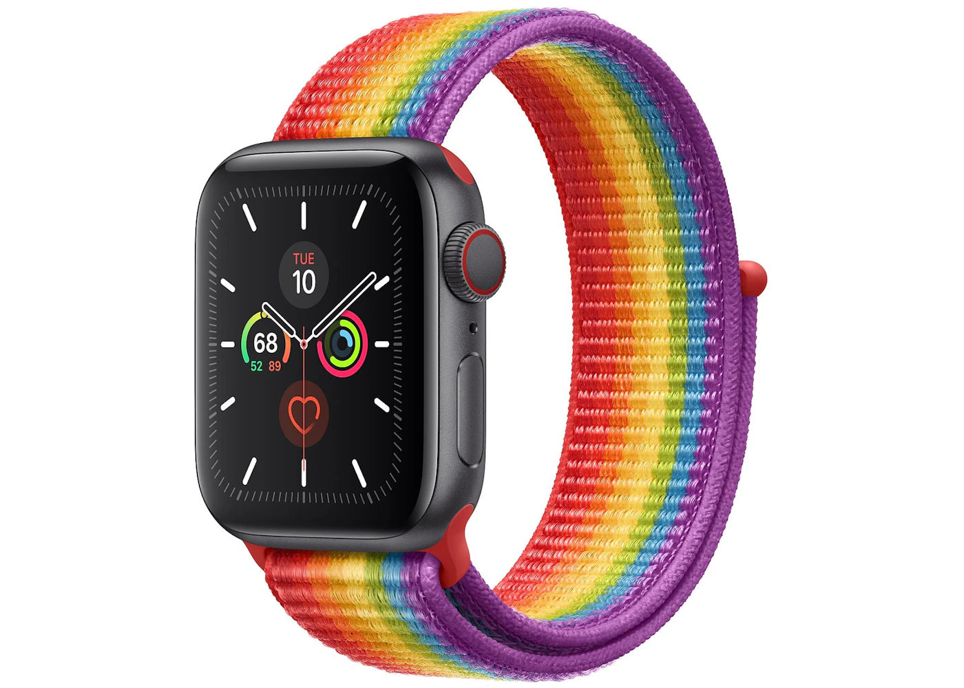 Apple Watch Series 5 GPS + Cellular 40mm Space Gray Aluminum with Pride Sport Loop A2094