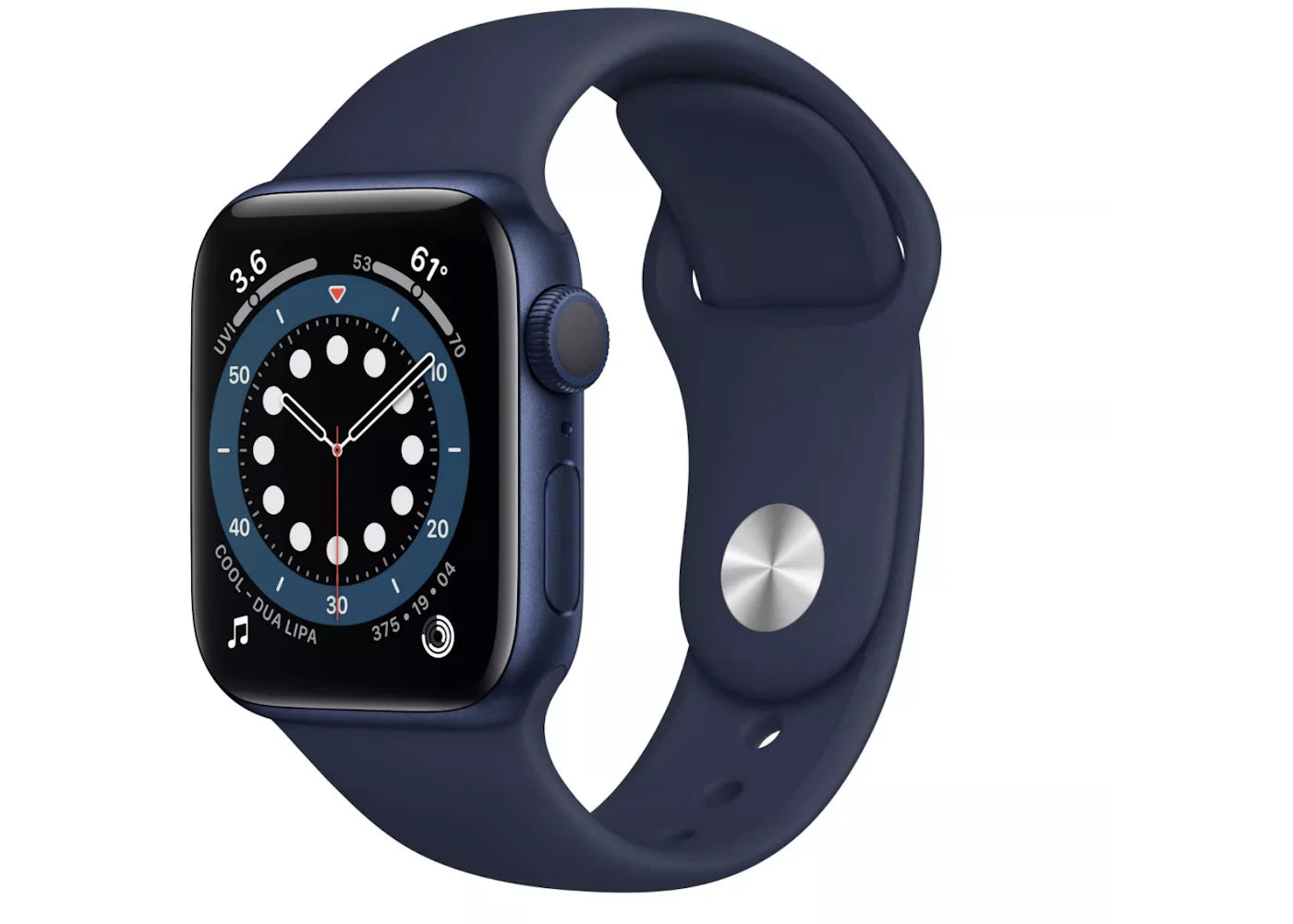 Apple Watch Series 6 GPS 40mm Blue Aluminum with Deep Navy Sport Band A2291 / MG143LL/A