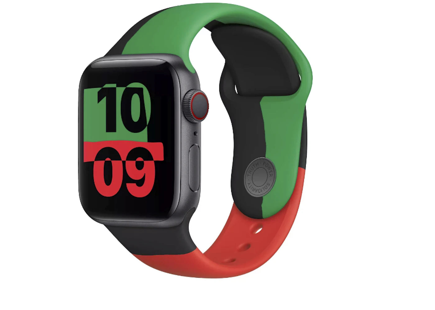 Apple Watch Series 6 GPS + Cellular 40mm Black Unity Aluminum with Black Unity Sport Band A2293