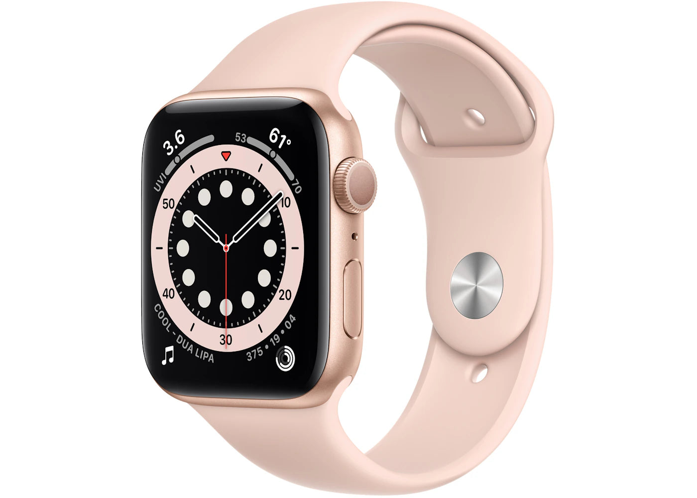 Apple Watch Series 6 GPS + Cellular 44mm Gold Aluminum with Pink Sand Sport Band A2376 (EU/Asia)