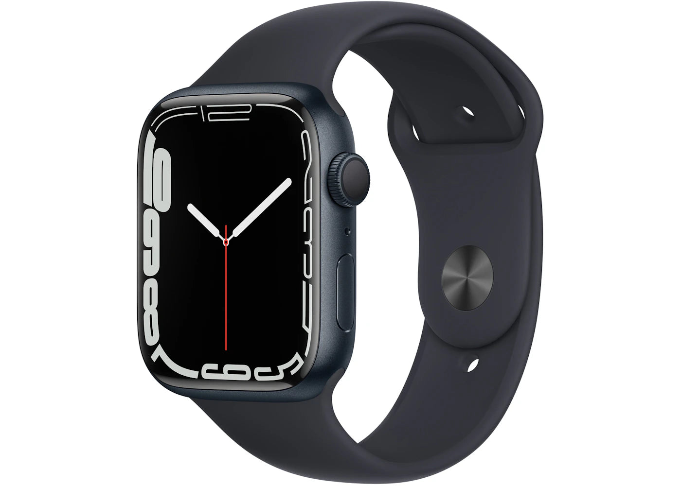 Apple Watch Series 7 GPS 45mm Midnight Aluminum with Midnight Sport Band MKN53LL/A