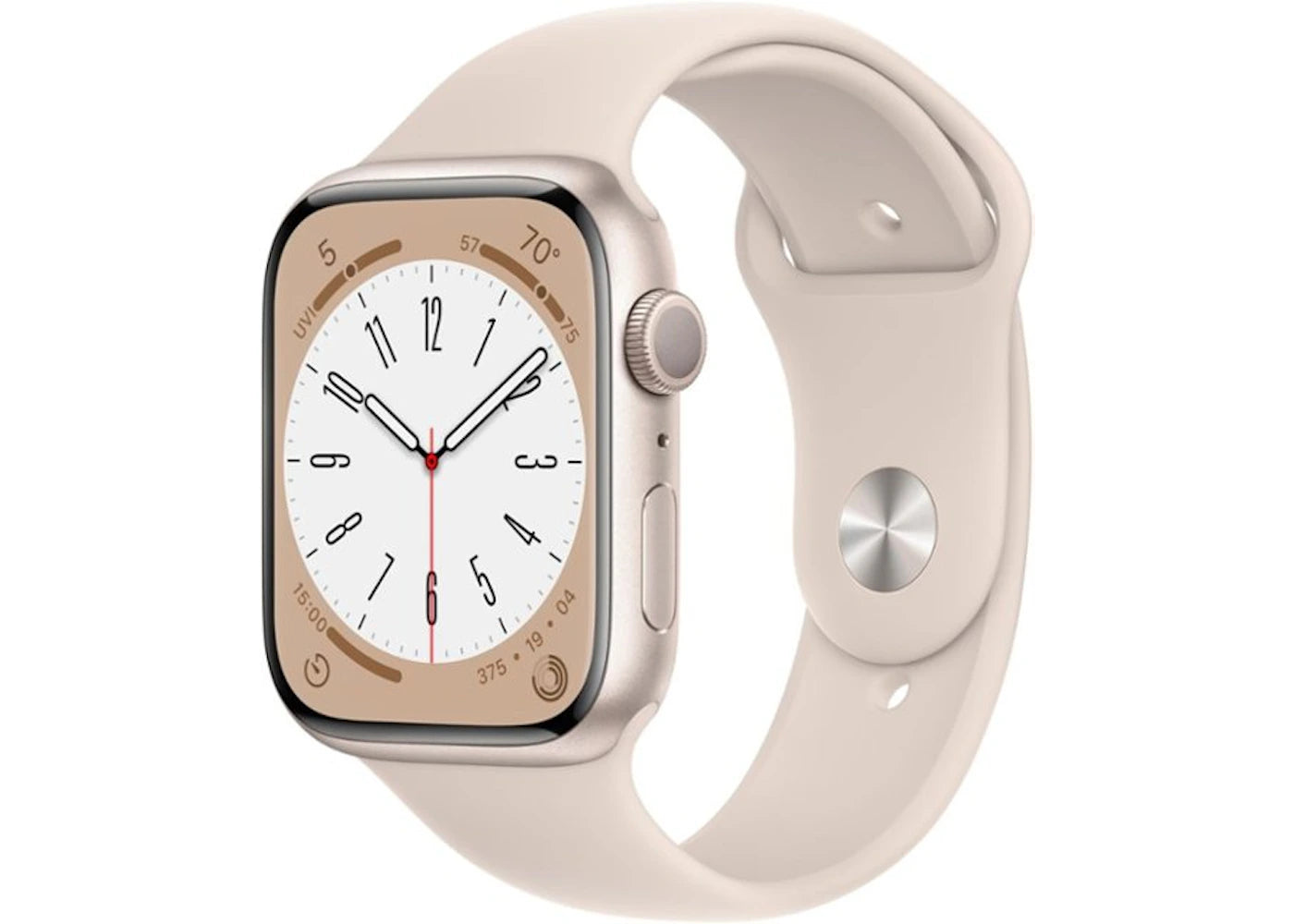 Apple Watch Series 8 GPS 41mm Starlight Aluminum with Starlight Sport Band A2770