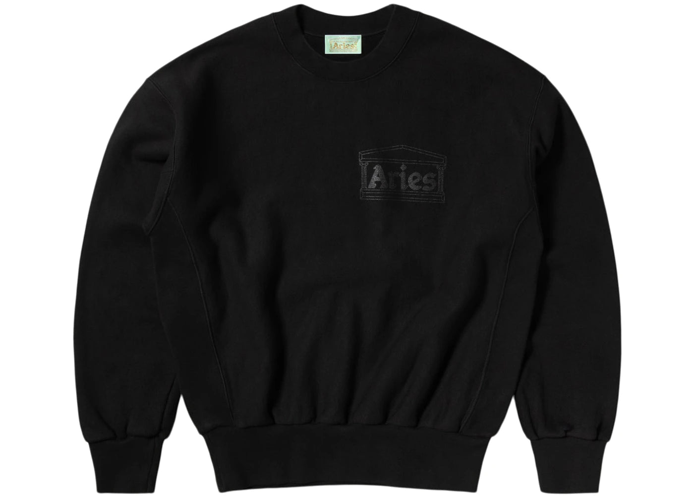 Aries Premium Temple Sweatshirt Black
