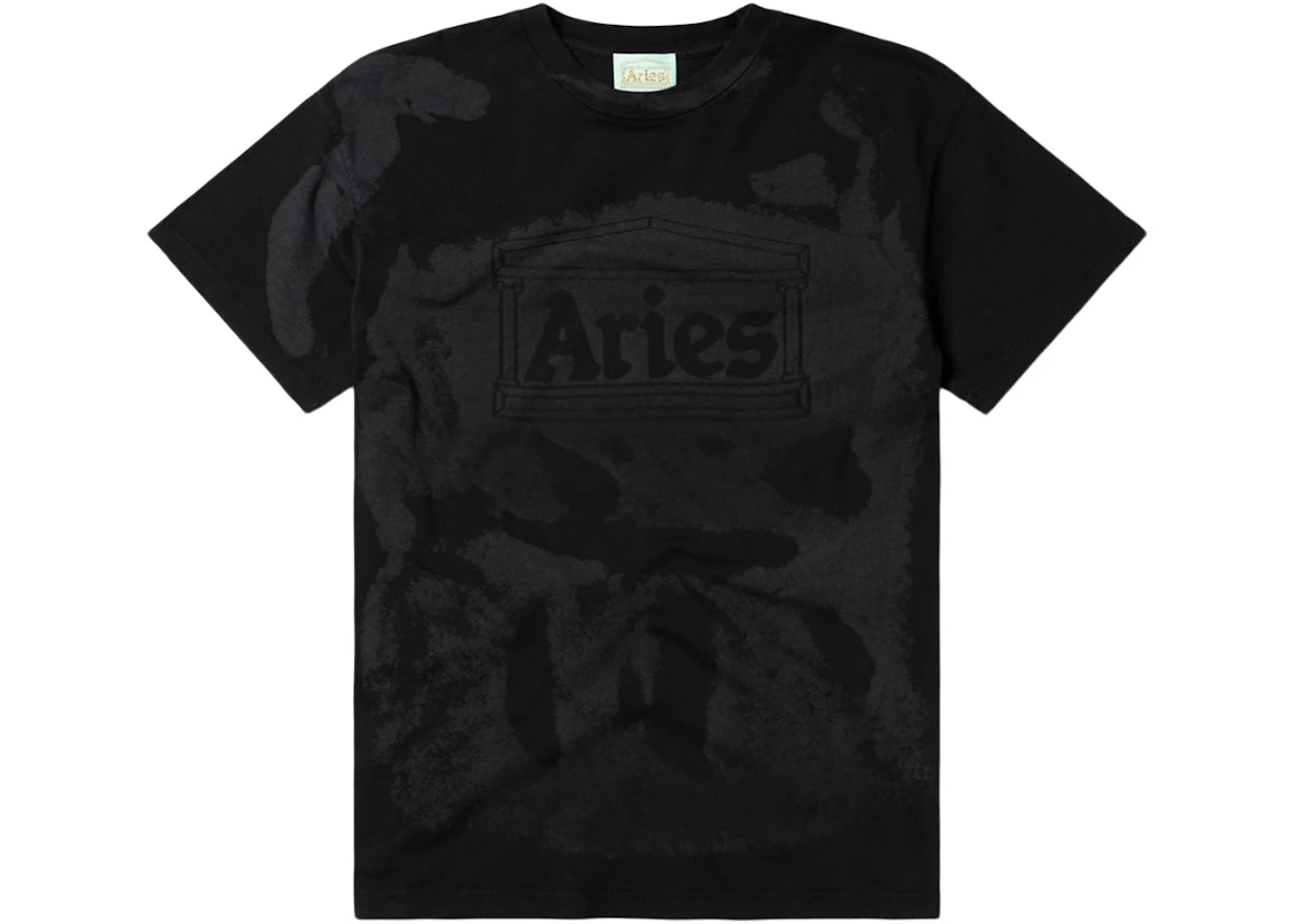Aries Sunbleached Mega Temple Tee Black