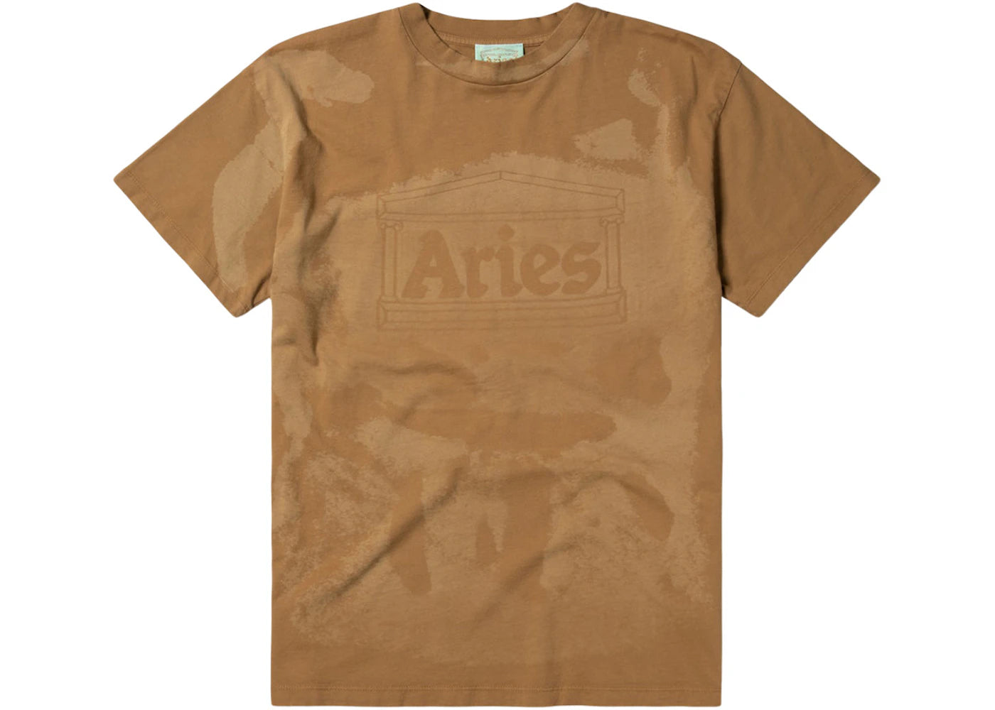 Aries Sunbleached Mega Temple Tee Camel