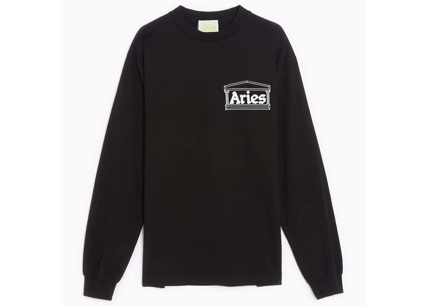 Aries Temple LS T-shirt Black
