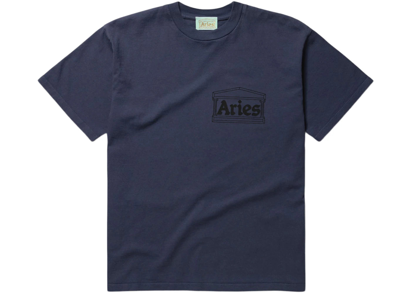 Aries Temple SS Tee Navy (FW22)
