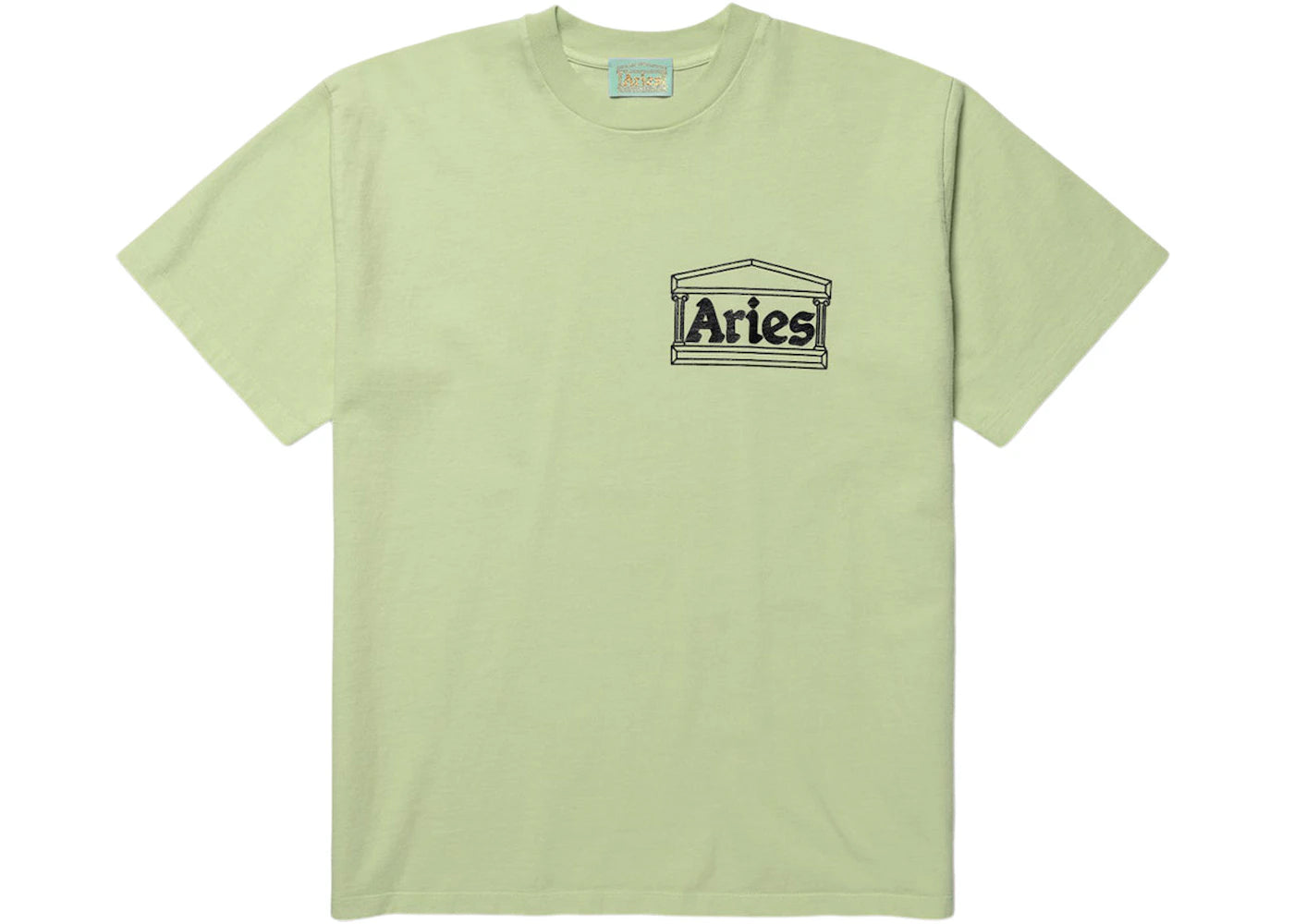 Aries Temple SS Tee Pastel Green (FW22)