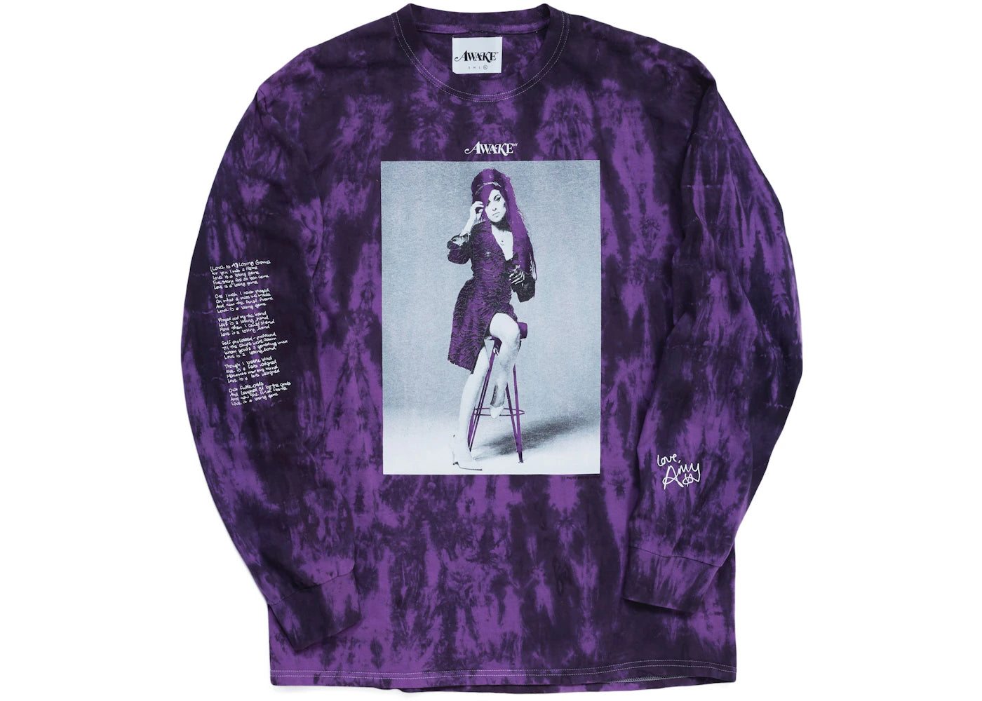 Awake Amy Long Sleeve Tee Purple