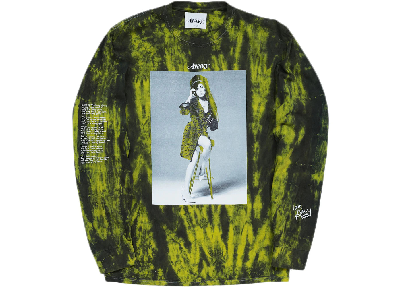 Awake Amy Long Sleeve Tee Yellow